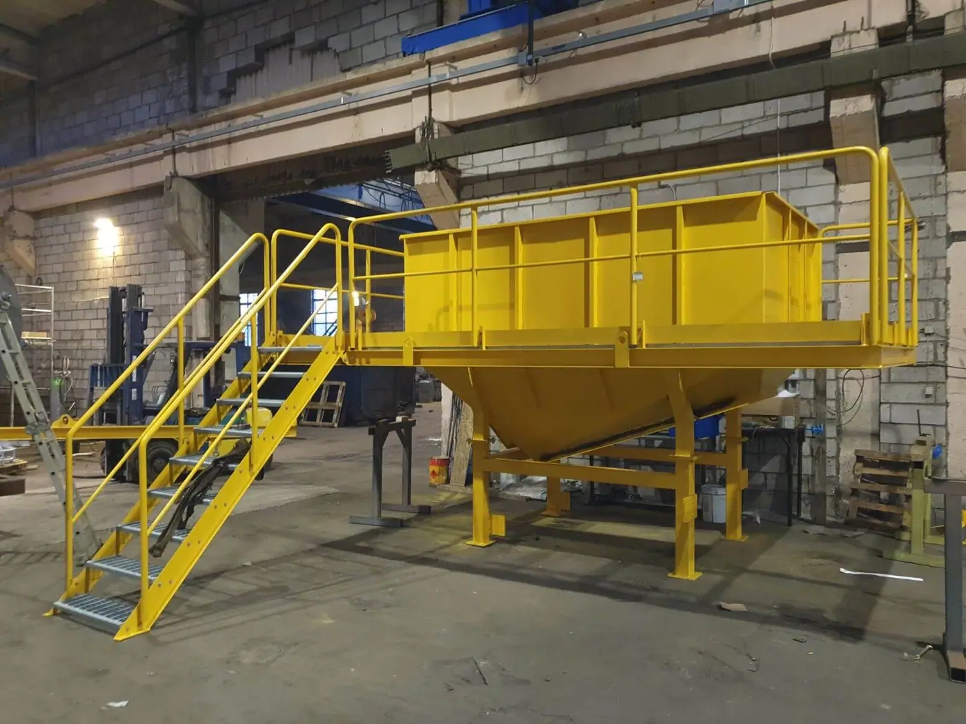 Bunkers, hoppers and ducts produced by PnP Grupp
