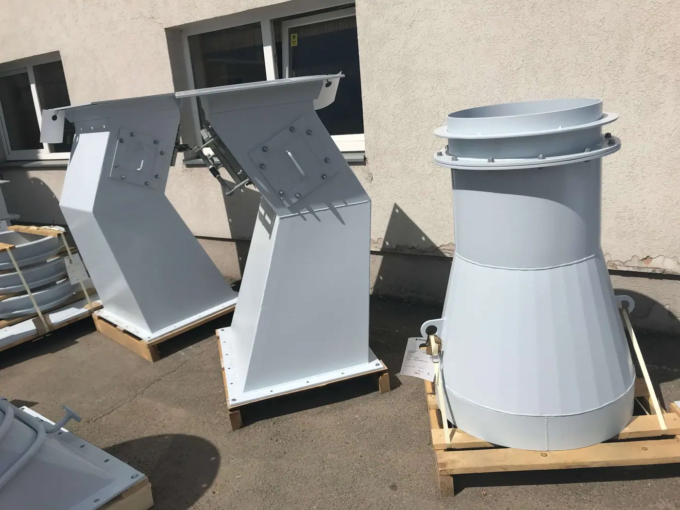 Bunkers, hoppers and ducts produced by PnP Grupp